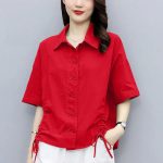 Kemeja wanita merah